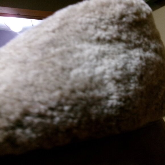 vtg LL Bean ladies Rancher coat Real leather Suede removable real sherpa collar8 - Picture 2 of 8